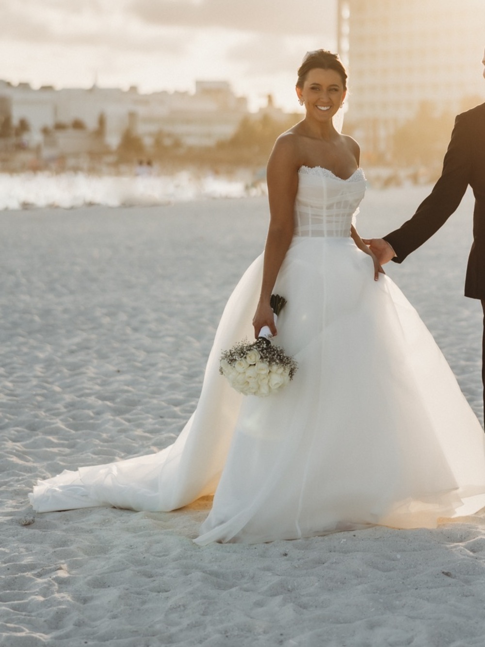 White Bridal gown